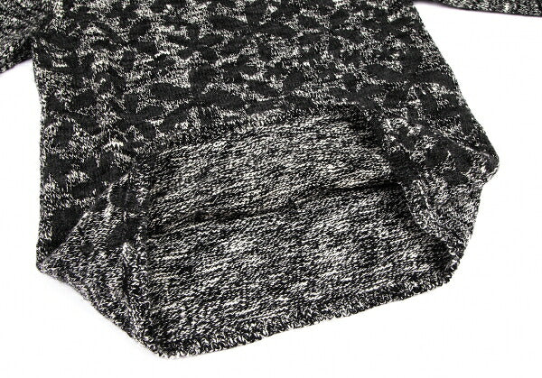 COMME des GARCONS 20AW Pigment Floral Sweater Black Size L