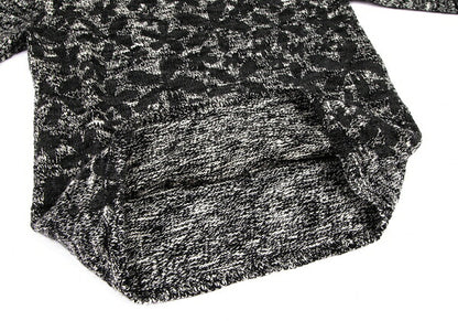 COMME des GARCONS 20AW Pigment Floral Sweater Black Size L