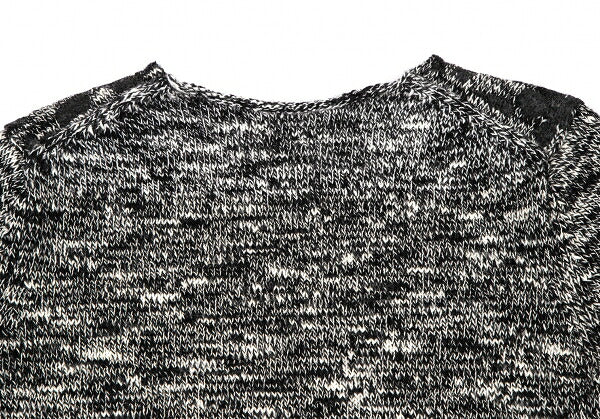 COMME des GARCONS 20AW Pigment Floral Sweater Black Size L