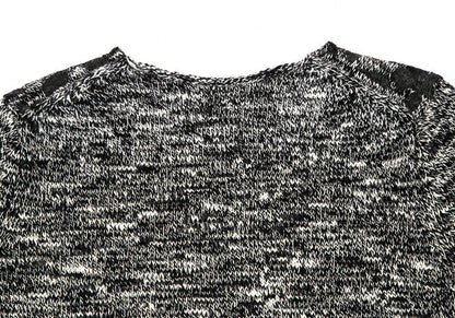 COMME des GARCONS 20AW Pigment Floral Sweater Black Size L