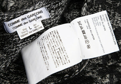 COMME des GARCONS 20AW Pigment Floral Sweater Black Size L
