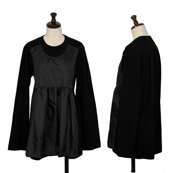 COMME des GARCONS FW18 Poly Hybrid Dress Black Size L