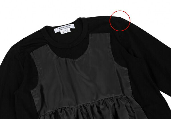 COMME des GARCONS FW18 Poly Hybrid Dress Black Size L