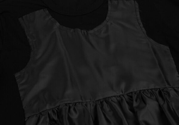 COMME des GARCONS FW18 Poly Hybrid Dress Black Size L