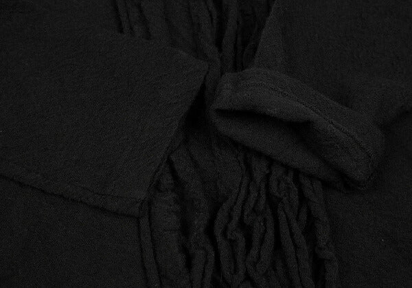 COMME des GARCONS Front Tucked Frill Sweater Black Size M