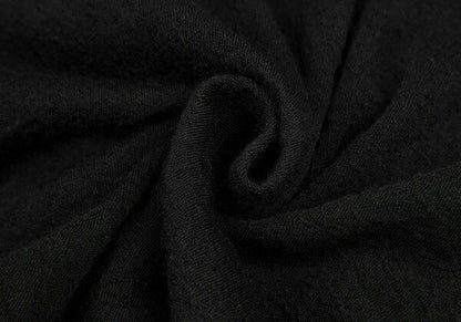 COMME des GARCONS Front Tucked Frill Sweater Black Size M