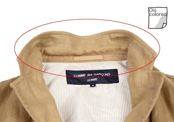 COMME des GARCONS HOMME Garment Dyed Jacket Beige Size S