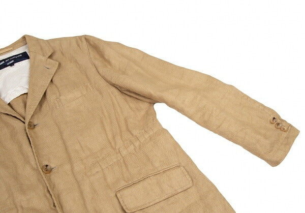 COMME des GARCONS HOMME Garment Dyed Jacket Beige Size S