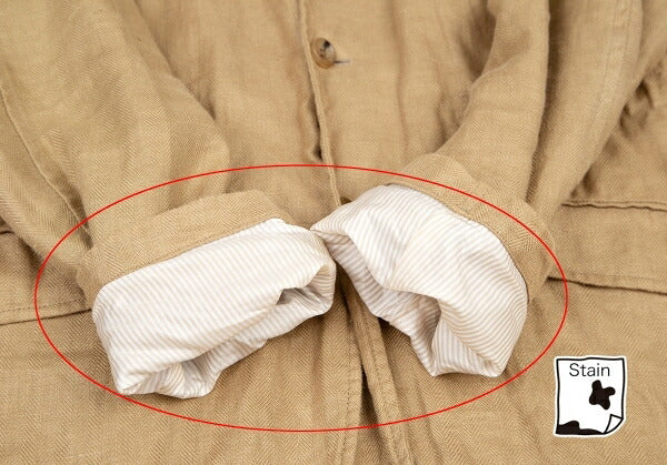 COMME des GARCONS HOMME Garment Dyed Jacket Beige Size S