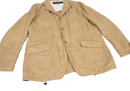 COMME des GARCONS HOMME Garment Dyed Jacket Beige Size S