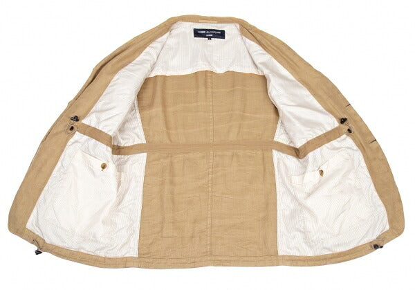 COMME des GARCONS HOMME Garment Dyed Jacket Beige Size S