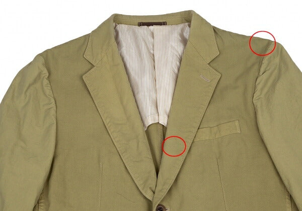 COMME des GARCONS HOMME Nylon Panelled Jacket Khaki Size M
