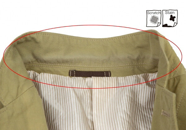 COMME des GARCONS HOMME Nylon Panelled Jacket Khaki Size M