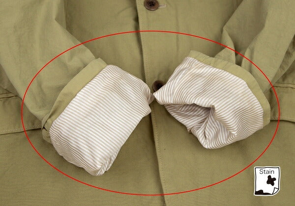COMME des GARCONS HOMME Nylon Panelled Jacket Khaki Size M