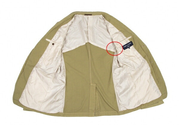 COMME des GARCONS HOMME Nylon Panelled Jacket Khaki Size M