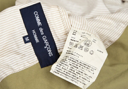 COMME des GARCONS HOMME Nylon Panelled Jacket Khaki Size M