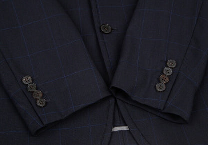 COMME des GARCONS HOMME DEUX Windowpane Jacket Navy Size M