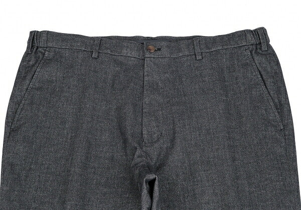 Papas Stretch Oxford Italian Fabric Pants Navy Size 2X