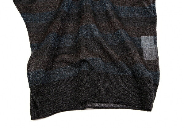 ISSEY MIYAKE Sheer Glitter Knit Sweater Black Size 2