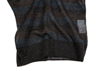 ISSEY MIYAKE Sheer Glitter Knit Sweater Black Size 2