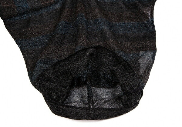 ISSEY MIYAKE Sheer Glitter Knit Sweater Black Size 2