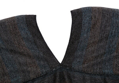 ISSEY MIYAKE Sheer Glitter Knit Sweater Black Size 2