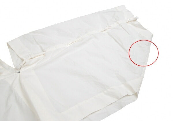 ISSEY MIYAKE Cotton Washi Rope Design Blouse White Size M