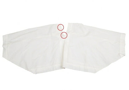 ISSEY MIYAKE Cotton Washi Rope Design Blouse White Size M