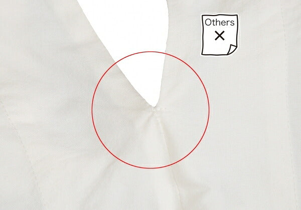 ISSEY MIYAKE Cotton Washi Rope Design Blouse White Size M