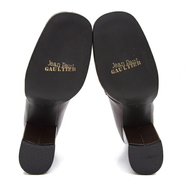 Jean Paul GAULTIER Dragon Leather Loafers Size 23.5CM