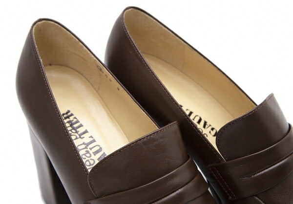 Jean Paul GAULTIER Dragon Leather Loafers Size 23.5CM