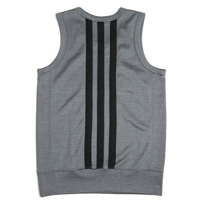 Y-3 Back 3-Stripes Poly-Cotton Tank Top Size S