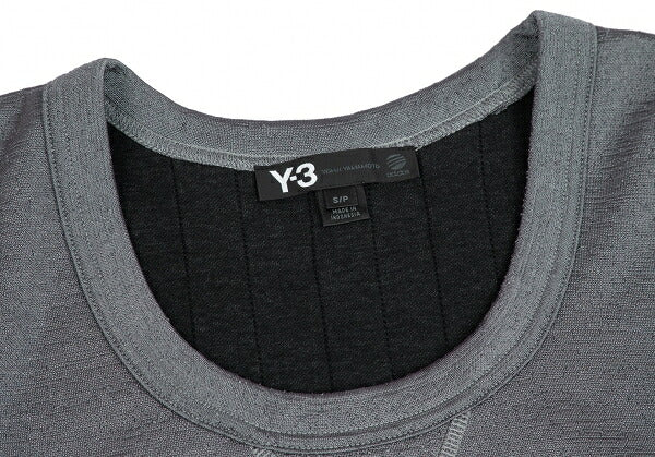 Y-3 Back 3-Stripes Poly-Cotton Tank Top Size S
