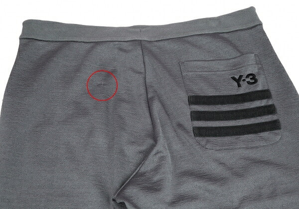 Y-3 Ribbed Drawstring Pants Gray Size L