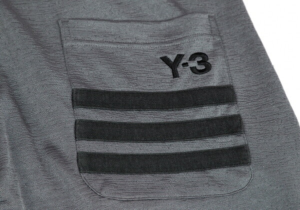 Y-3 Ribbed Drawstring Pants Gray Size L
