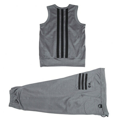 Y-3 Ribbed Drawstring Pants Gray Size L