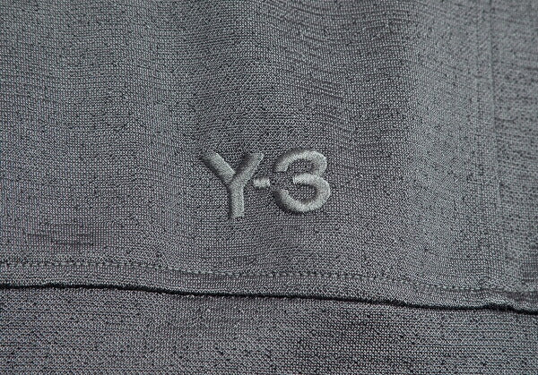 Y-3 Poly Cotton Back 3-Stripe Sleeveless Top Gray