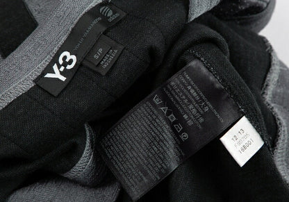 Y-3 Poly Cotton Back 3-Stripe Sleeveless Top Gray