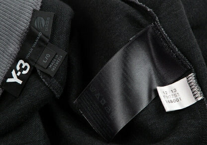 Y-3 Poly Cotton Back 3-Stripe Sleeveless Top Gray