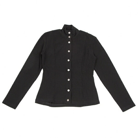 VERSACE JEAN COUTURE Medusa Button Knit Jacket Black Size S