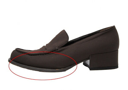 PRADA Nylon Low-Top Sneakers Brown Size 36 (23cm)