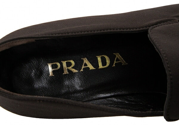PRADA Nylon Low-Top Sneakers Brown Size 36 (23cm)