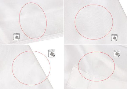 Y's Rayon Satin Round Collar Button-Up Shirt White Size 3