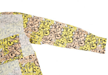 COMME des GARCONS SHIRT x KAWS 21AW Shirt Yellow Size L