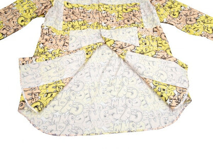 COMME des GARCONS SHIRT x KAWS 21AW Shirt Yellow Size L