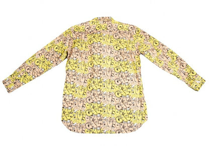 COMME des GARCONS SHIRT x KAWS 21AW Shirt Yellow Size L
