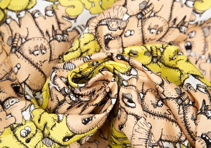 COMME des GARCONS SHIRT x KAWS 21AW Shirt Yellow Size L