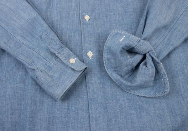 COMME des GARCONS HOMME PLUS Dot Print Chambray Shirt Size S