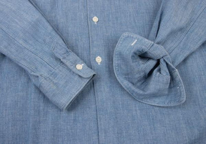 COMME des GARCONS HOMME PLUS Dot Print Chambray Shirt Size S