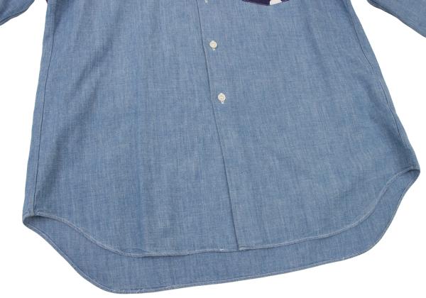 COMME des GARCONS HOMME PLUS Dot Print Chambray Shirt Size S